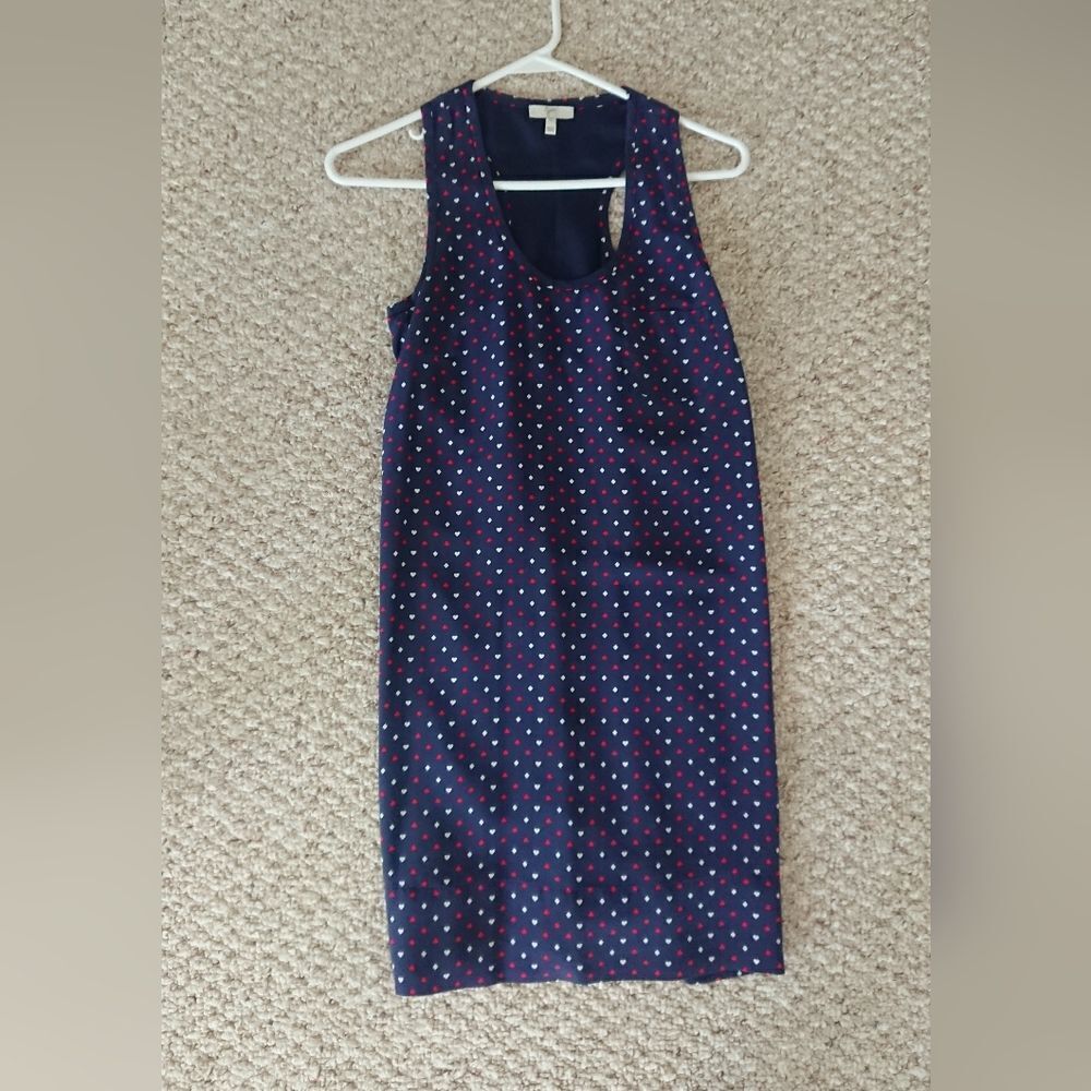 Joie silk dress - in red, white and blue cute patterns size XS